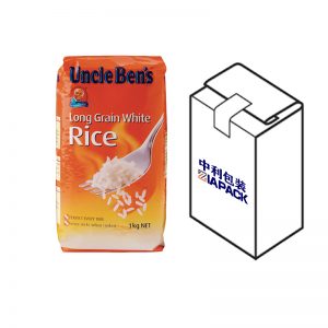 حقيبة مسطحة القاع مع أعلى العلامات للحبوب