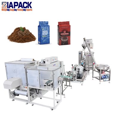 خط تغليف ثانوي أوتوماتيكي لدقيق الأرز بتقنية التفريغ الهوائي ZL100V