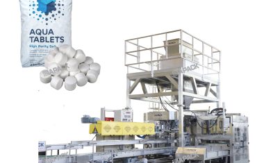 آلة تعبئة وتغليف أقراص الملح بوزن 25-50 كجم